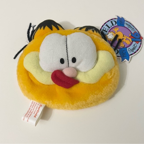 Vintage 90s Garfield Plush Pouch Daniel & Co Sweet Sixteen - Picture 10 of 13